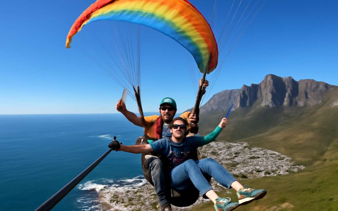 Experience thrilling skies with fly Cape Town tandem paragliding Cape Town for unforgettable adventure!