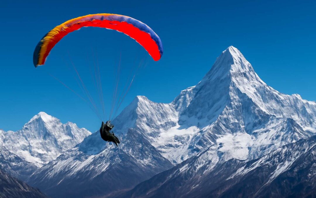 Epic ascent: paraglider higher than everest shocks the world
