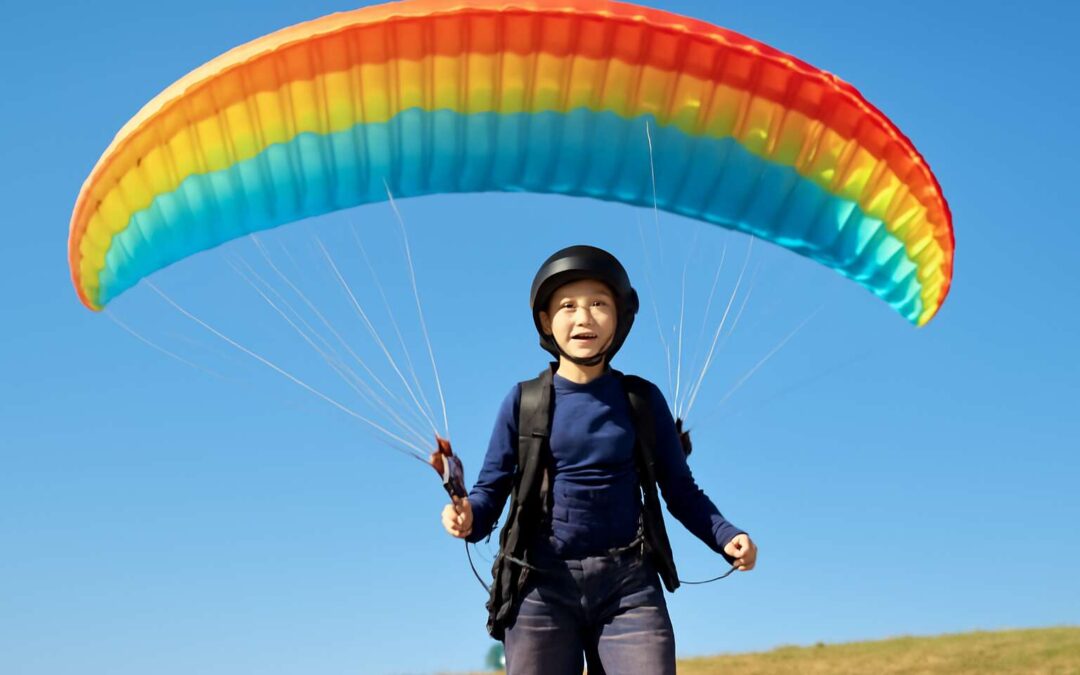 Meet the youngest paraglider, a fearless sky kid redefining adventures