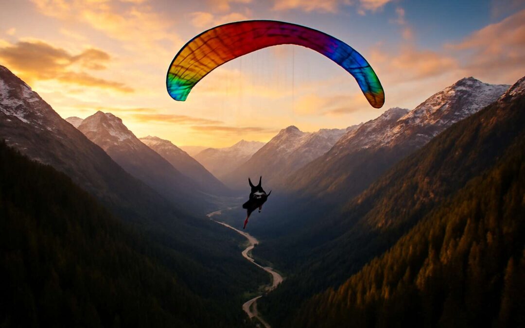 Unbelievable paragliding photos: soaring over stunning landscapes.