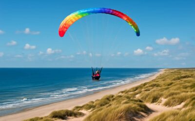 Experience paragliding netherlands as you soar on epic flights above Dutch coastlines