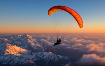 Soaring Beyond Limits: paraglider 30000 feet dreams take flight
