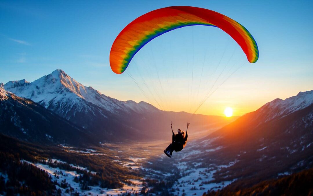 paragliding is related to adrenaline and balance, unlocking nature’s aerial joy.