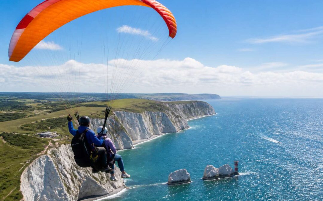 Experience Tandem Paragliding Isle of Wight with Stunning Coastal Views