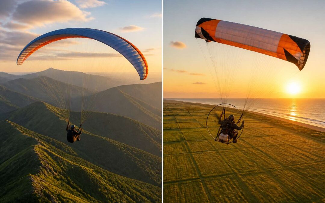 Paraglider vs paramotor wing, what changes for pilots?